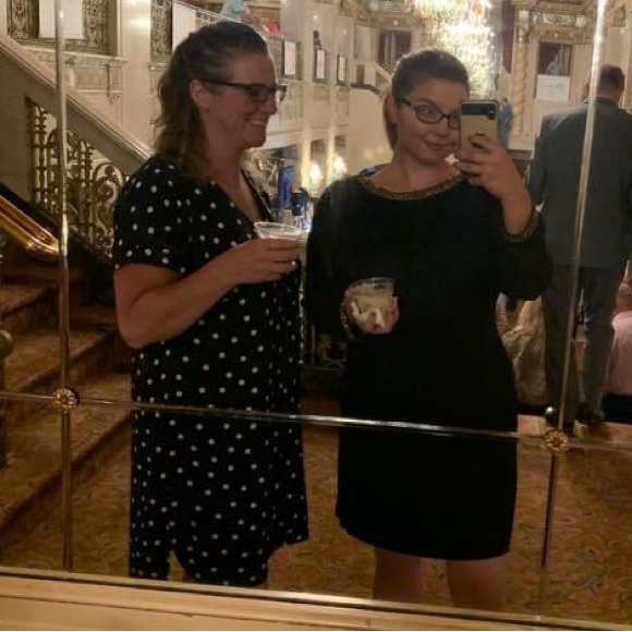 A.N.A‎ Jewel Sheer Long Sleeve Midi Dress - Picture 2 of 8